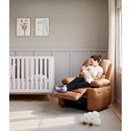 Fauteuil inclinable pivotant et à bascule en métal et similicuir avec massage et chaleur 95 cm (L) x 103 cm (H)