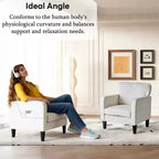 Fauteuil de salon rembourré en métal et polyester avec accoudoirs et coussin 78 cm (l) x 86 cm (H)