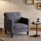 MAYEERTY Reading Chair with Armrest and Backrest Comfy Lounge Chair for Bedroom Waiting Room Reception Room