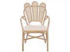 Maki Arm Chair - ACH4904 - White Washed/Ivory - Safavieh
