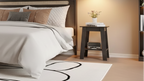Table d'appoint à 2 niveaux en panneaux de particules avec étagère ouverte 13,98''L x 19,09''H Blanc