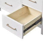 Meuble-lavabo de salle de bain en bois et MDF avec évier en céramique et portes à fermeture amortie 30'' L x 33,8'' H