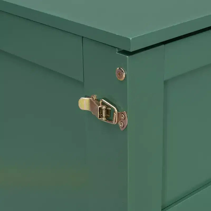 Lit escamotable complet en contreplaqué et MDF avec façade en rotin et tiroirs de rangement
