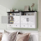 Armoire à pharmacie murale en panneaux de particules avec porte coulissante de 63,5 cm H x 60 cm L