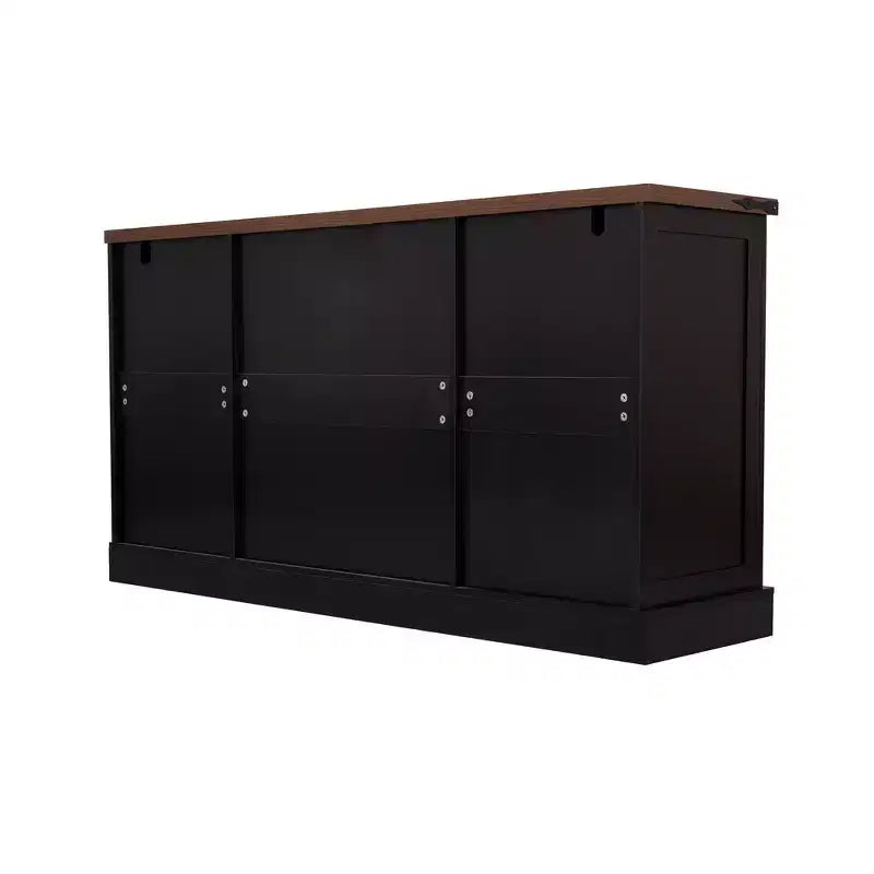 Meuble de rangement de ferme en MDF avec portes coulissantes et tiroirs 160 cm (L) x 81 cm (H)