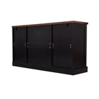 Meuble de rangement de ferme en MDF avec portes coulissantes et tiroirs 160 cm (L) x 81 cm (H)