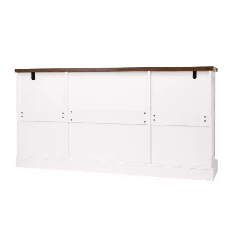 Meuble de rangement de ferme en MDF avec portes coulissantes et tiroirs 160 cm (L) x 81 cm (H)