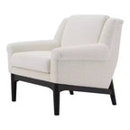Fauteuil d'appoint à accoudoirs évasés en pin et contreplaqué 31''L x 33''H