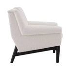 Fauteuil d'appoint à accoudoirs évasés en pin et contreplaqué 31''L x 33''H
