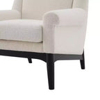 Fauteuil d'appoint à accoudoirs évasés en pin et contreplaqué 31''L x 33''H