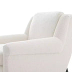 Fauteuil d'appoint à accoudoirs évasés en pin et contreplaqué 31''L x 33''H