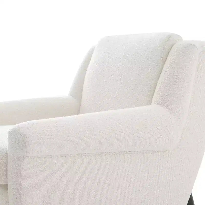 Fauteuil d'appoint à accoudoirs évasés en pin et contreplaqué 31''L x 33''H