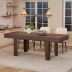 Table à manger extensible en bois 160-220 cm (L) x 77 cm (H)