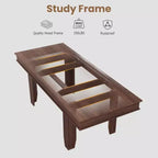 Table à manger extensible en bois 160-220 cm (L) x 77 cm (H)