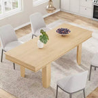 Table à manger extensible en bois 160-220 cm (L) x 77 cm (H)