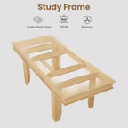 Table à manger extensible en bois 160-220 cm (L) x 77 cm (H)