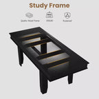 Table à manger extensible en bois 160-220 cm (L) x 77 cm (H)