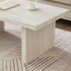 Table basse en MDF aspect marbre 45,7 cm (H) x 111,8 cm (L) x 59,7 cm (P)