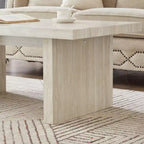 Table basse en MDF aspect marbre 45,7 cm (H) x 111,8 cm (L) x 59,7 cm (P)